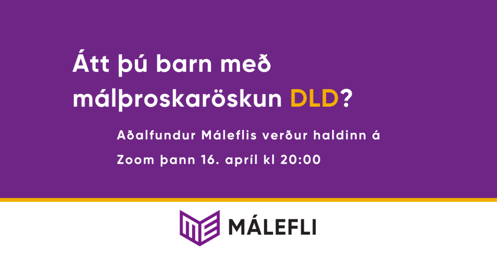 Aðalfundur Máleflis þann 16. apríl