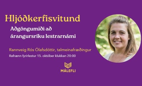 Hljóðkerfisvitund -aðgöngumiði að árangursríku lestrarnámi