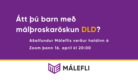 Aðalfundur Máleflis þann 16. apríl