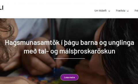Ný heimasíða og logo Máleflis